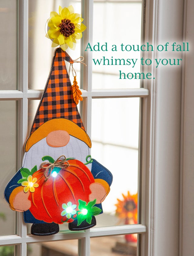 Add a touch of fall whimsy to your home. 