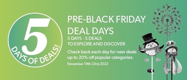5 Days of Deals  Pre-Black Friday Deal 5 Days, 5 Deals