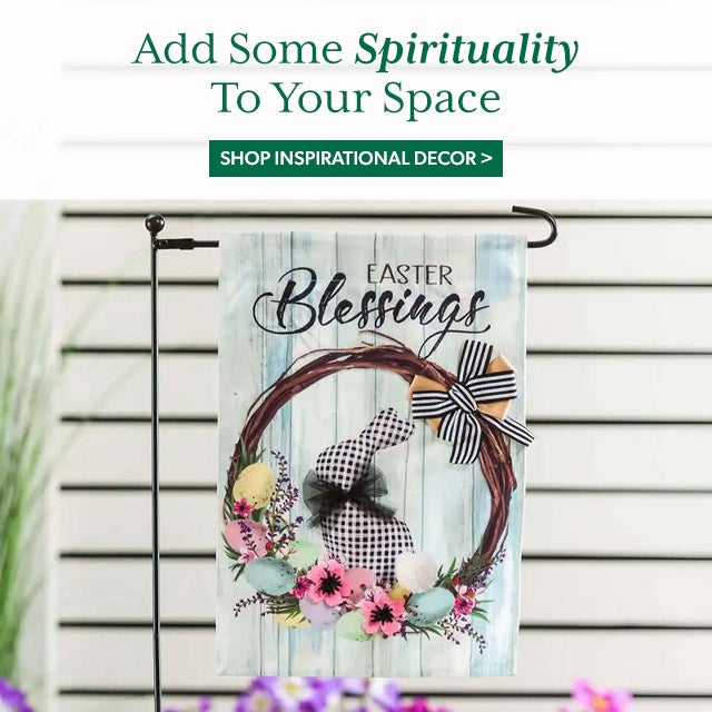 Add Some Spirituality To Your Space  Shop Inspirational Decor >
