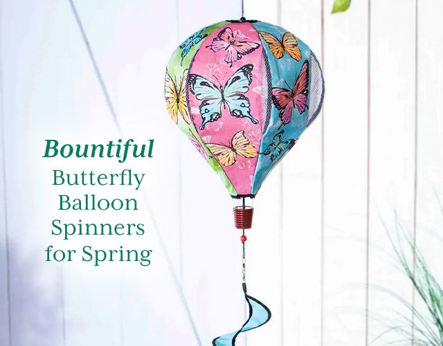 Bountiful Butterfly Balloon Spinners for Spring